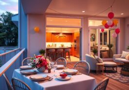 Balkon, Küche, Wohnzimmer: Räume clever fürs Feiern nutzen