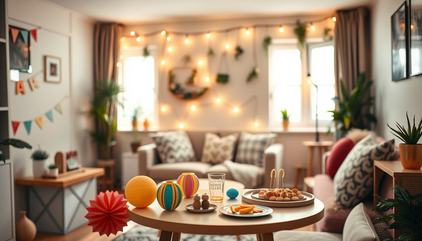 Dekoration für Partys mit wenig Platz: Ideen für kleine Wohnungen