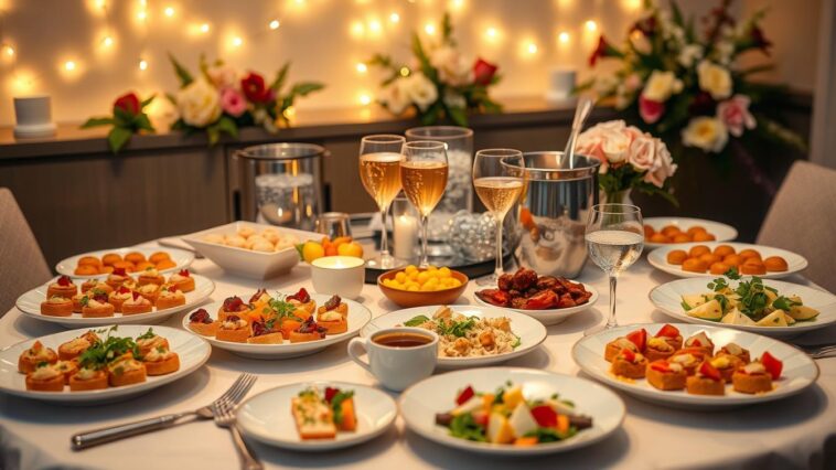 Essen und Trinken für private Feste: worauf Gastgeber achten sollten