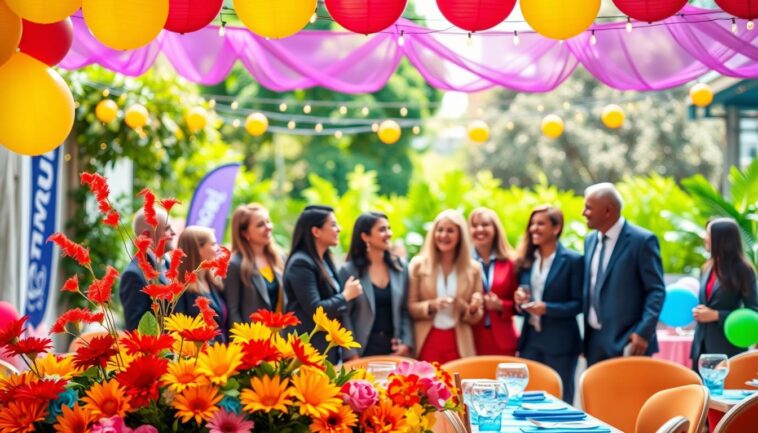 Farben gezielt einsetzen, um Feierlaune zu erzeugen