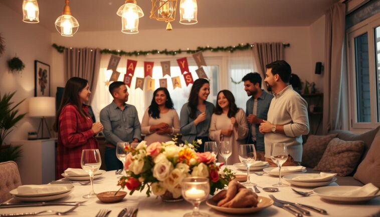 Feiern in den eigenen vier Wänden: wie das Umfeld die Stimmung prägt