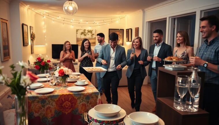 Feiern und Ordnung halten: praktische Lösungen für Gastgeber