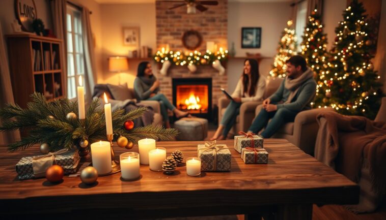 Gemütliche Winterfeiern zuhause: Wärme, Licht und Geselligkeit
