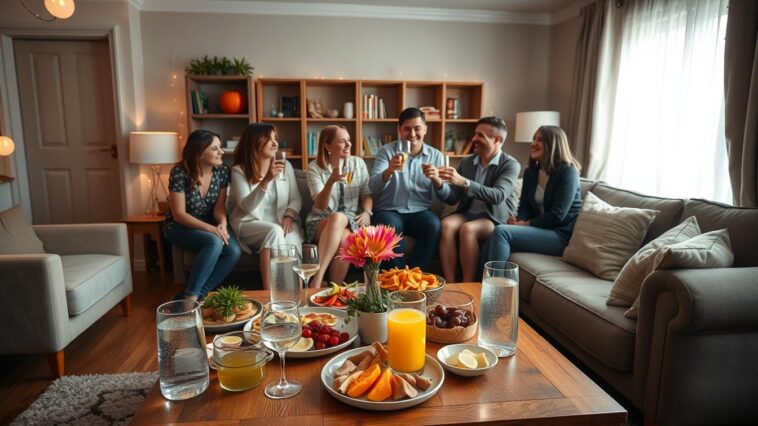 Genussvolle Feiern im Wohnzimmer: so bleibt alles unkompliziert