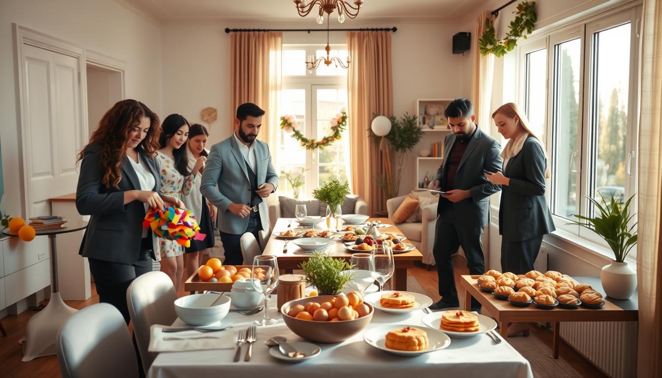 Hausfeste sinnvoll vorbereiten: Aufgaben frühzeitig klären