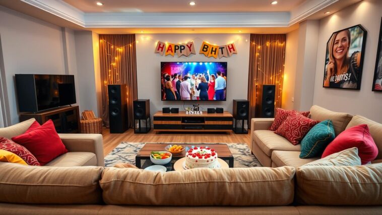 Home Entertainment für Feiern zuhause: Unterhaltung passend zum Anlass