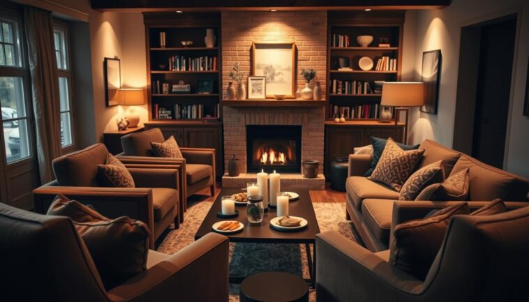 Home Entertainment für ruhige Feiern mit Fokus auf Gespräche