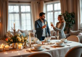 Jubiläen im eigenen Zuhause begehen: stilvoll und entspannt