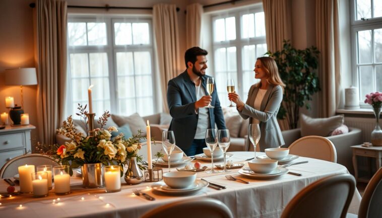 Jubiläen im eigenen Zuhause begehen: stilvoll und entspannt