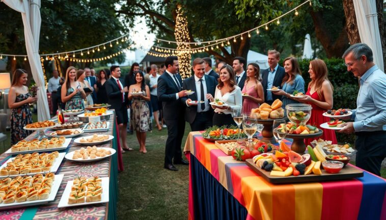 Kulinarische Ideen für Feiern ohne festen Sitzplatz