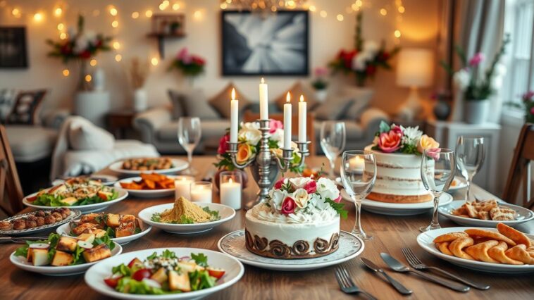 Kulinarische Planung für Feiern im eigenen Zuhause
