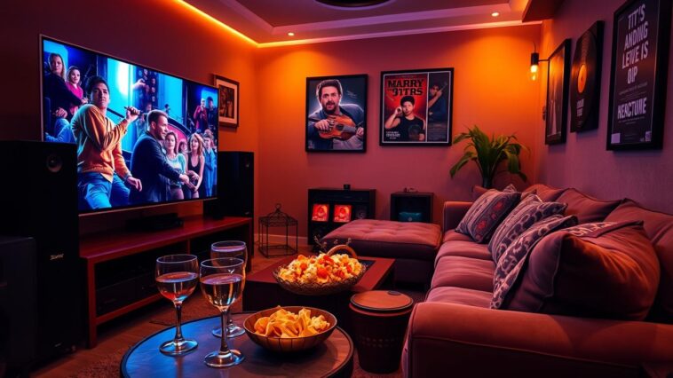 Musik, Filme und Spiele: Home Entertainment für private Feste