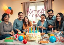 Praktische Ausstattung für Geburtstage zuhause
