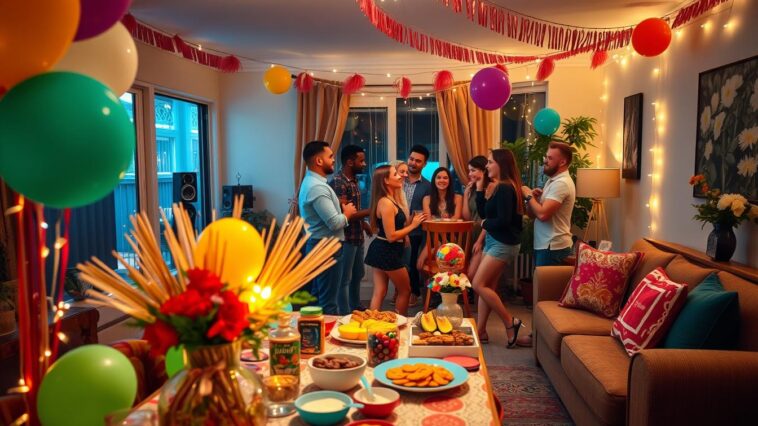Private Feiern planen: so wird das Wohnzimmer zur Partyzone
