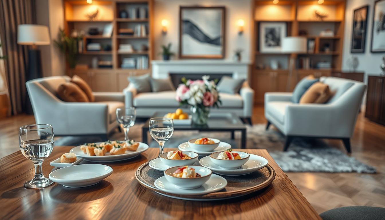 Produkte für Gästeempfang und Bewirtung zuhause