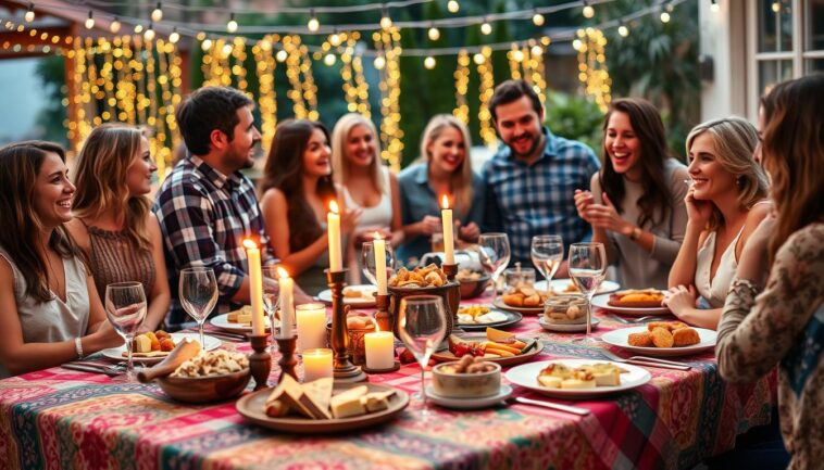 Produkte für gemütliche Feiern mit Freunden