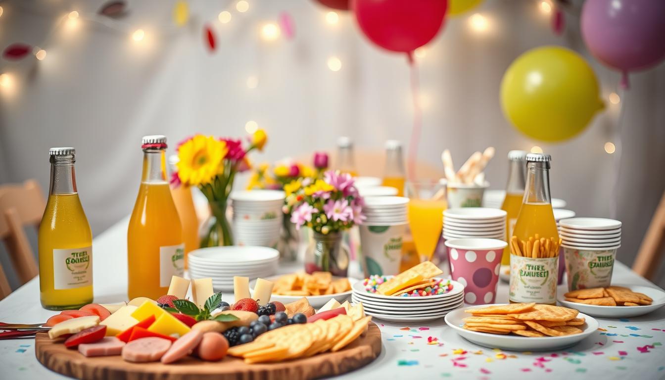 Produkte für spontane Feiern ohne lange Vorbereitung