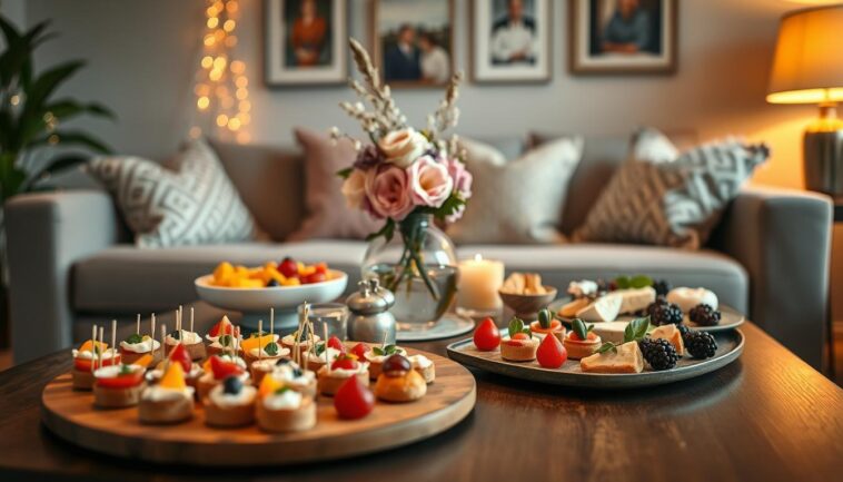 Speisen für Feiern im Wohnraum: praktisch, ansprechend, durchdacht