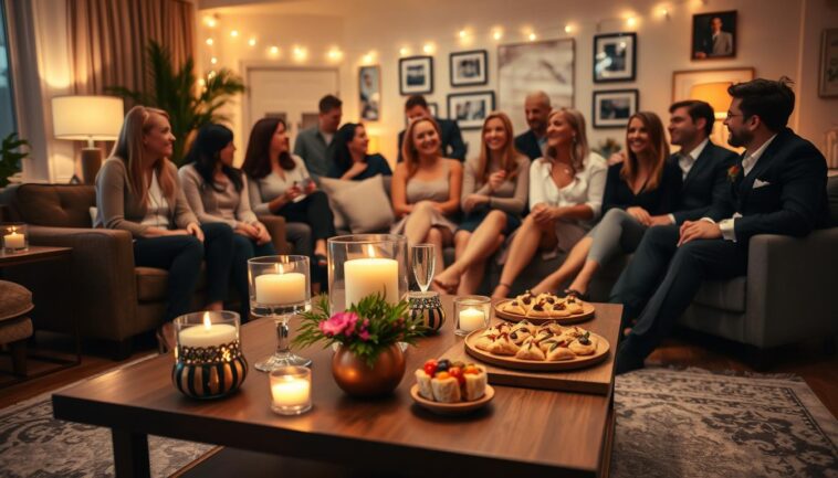 Wohnzimmerfeste richtig planen: Platz schaffen und Atmosphäre erzeugen