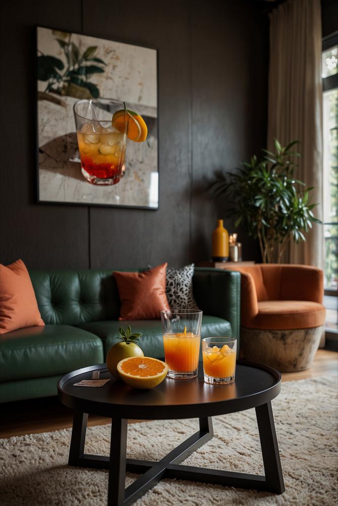 Helles Wohnzimmer für allergikerfreundlichen Cocktailabend