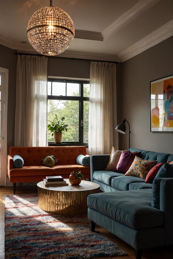 Stilvolle Karaoke-Geburtstagsfeier im Wohnzimmer hell