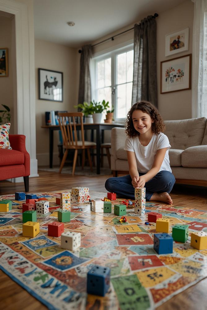 Kinderfreundlicher Spieleabend mit Familienspielen