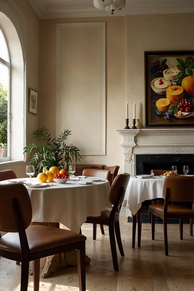 Mediterrane italienische Desserts Tiramisu und Panna Cotta hell