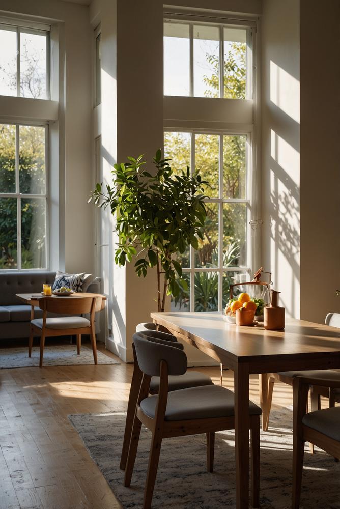 Heller Raum für stilvolle Brunch-Einladungen