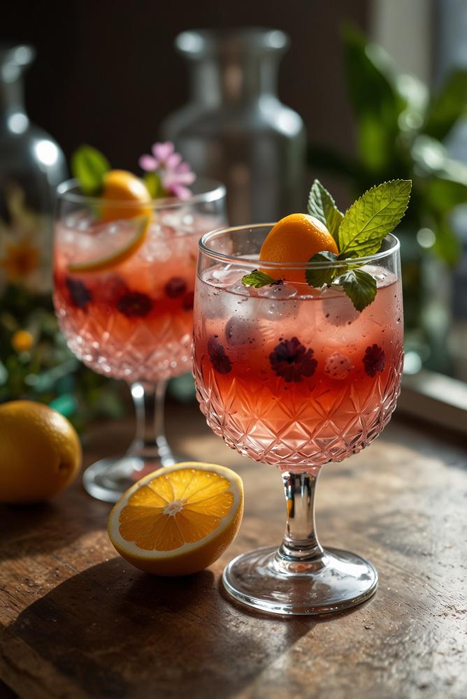 Heller Oster-Cocktailabend mit alkoholfreien Drinks