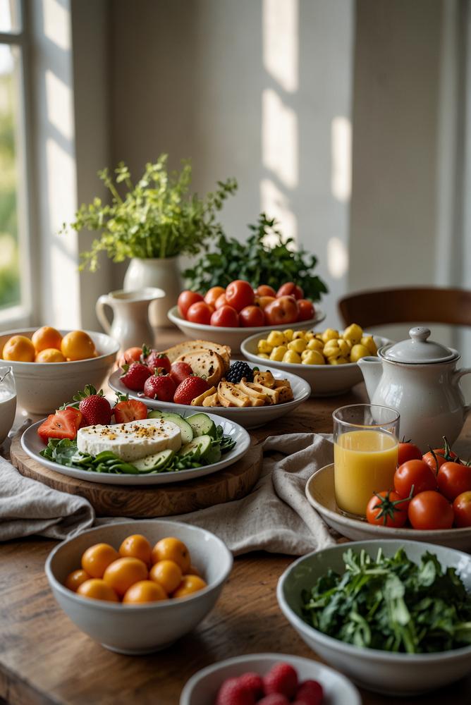Bunte vegetarisch-vegane Frühlingsbrunch-Ideen mit frischen Zutaten