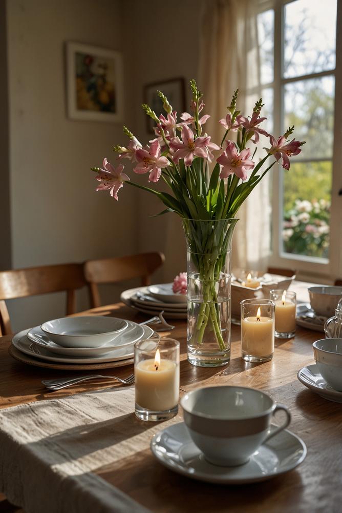 Gemütliches Candle-Light-Osteressen für kleine Runde