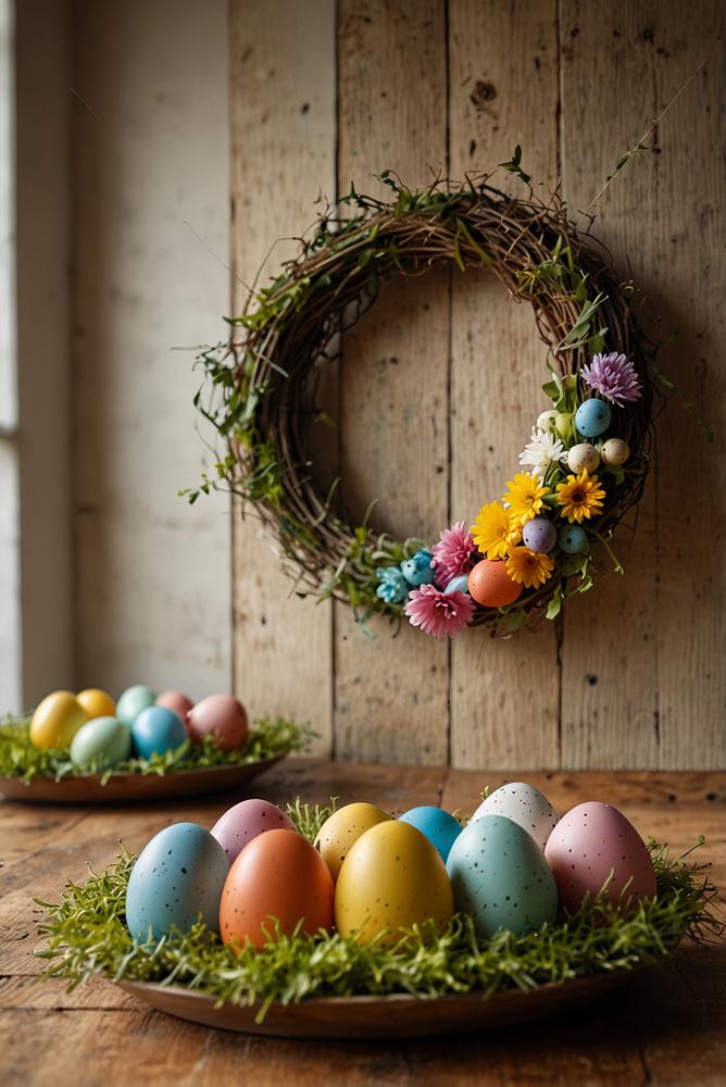 DIY-Osterdekoration für ein modernes Familienfest hell und freundlich