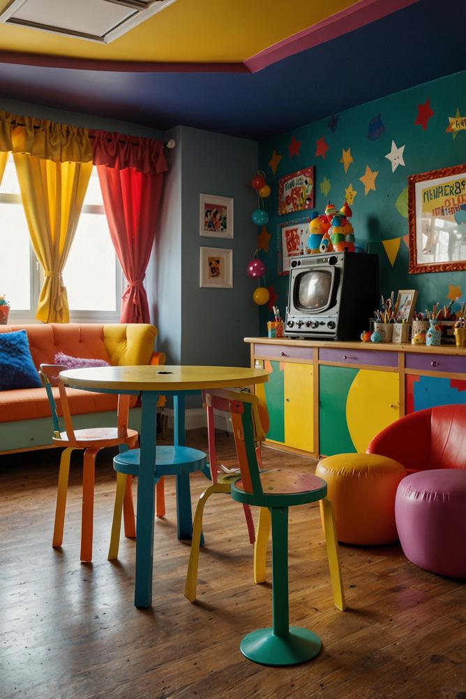 Kinder-Karaoke mit bunten Verkleidungen und Spaß beim Karneval