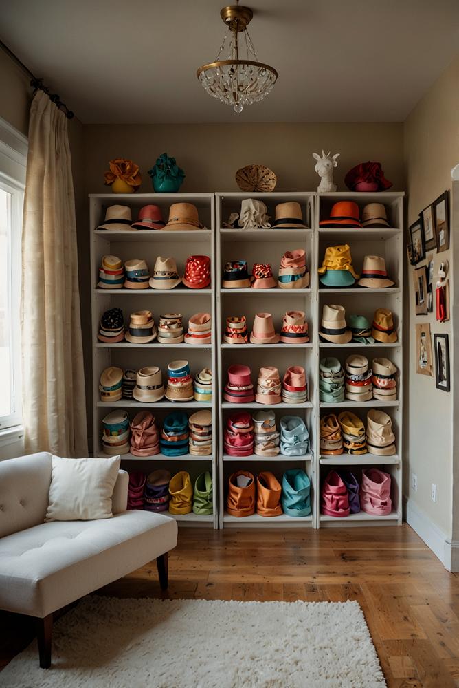 Helle und ordentliche Aufbewahrung von Karnevalskostuemen