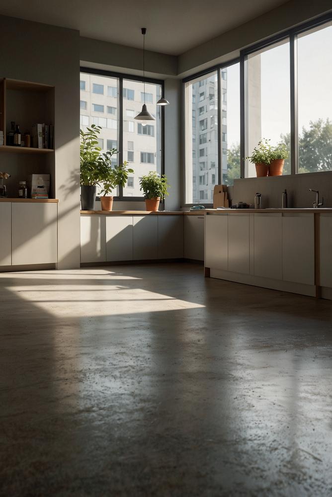 Helle moderne Müllstation in Wohnung mit Mülltrennung