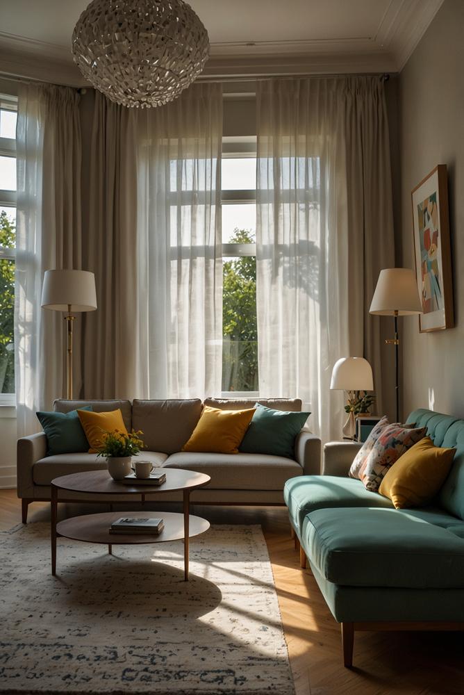 Helle, freundliche Wohnzimmer Musikanlage für Karnevalsparty