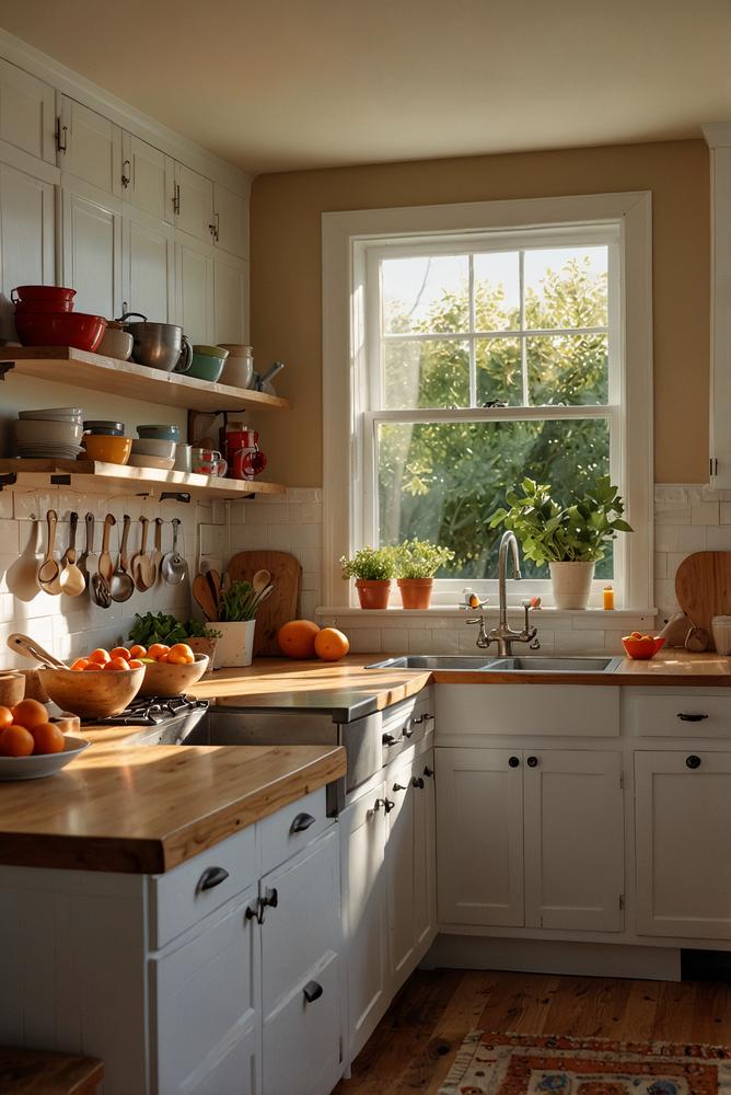 Lichtdurchflutete Küche beim gemeinsamen Oster-Backen