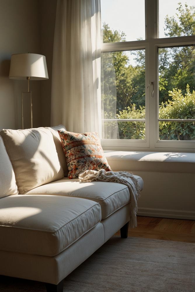 Helle, saubere Sitzpolster nach Karnevalsparty reinigen